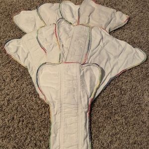 Set Of 9 Cloth Diapers, Extra Absorbency